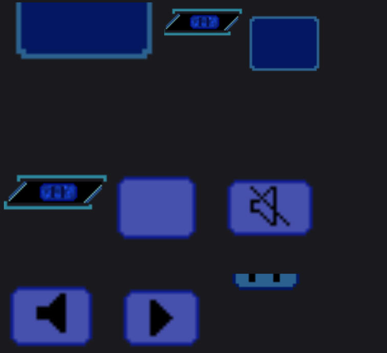 UI buttons and backgrounds for a Sci-Fi type game
